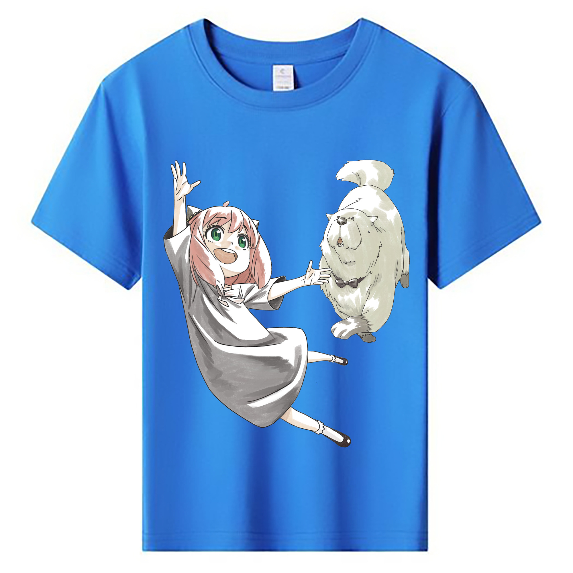 （画像用） SPY×FAMILY间谍家家酒 綿100％キッズTシャツ（フロントプリント）